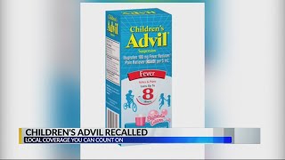 Children's Advil recall