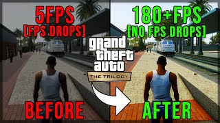 FIX FPS DROPS and FRAME LAGS in GTA TRILOGY Definitive Edition!
