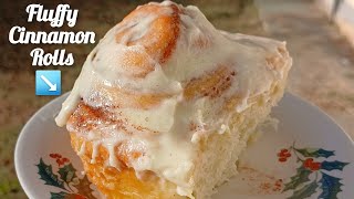 Cinnamon Roll Recipe! Super Soft \u0026 Fluffy!