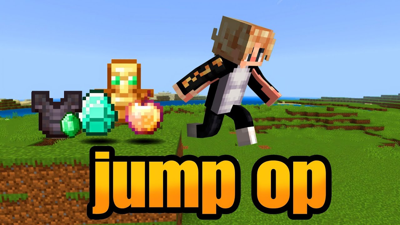 Minecraft But Jump Gives Op Items Youtube