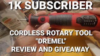 Hyper Tough 8v Cordless Rotary Tool Review and 1K Subscriber Giveaway