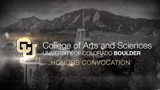 Honors Program Spring 2021 Convocation Ceremony