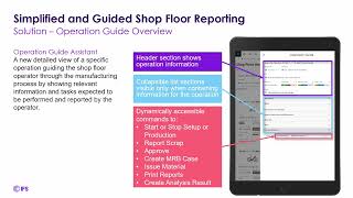 IFS Cloud 21R2 - Guided Shop Floor Reporting Overview and Demo