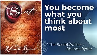 The Secret Book Summary |  Rhonda Byrne | Short Summary In Hindi