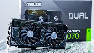 НОВАЯ ВИДЕОКАРТА GeForce RTX 4070 SUPER 12 ГБ: Dual модель от ASUS!