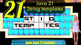☕2️⃣1️⃣ #java21 String Templates