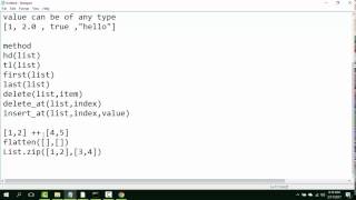 Elixir Programming Tutorials for beginners : tutorial 7 -Data Types in Elixir- Lists