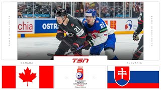 Canada vs. Slovakia HIGHLIGHTS | 2024 Men's World Hockey Championship