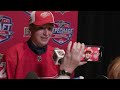 marco kasper on being selected 8th overall by the detroit red wings