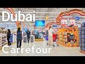 Dubai [4K] Carrefour Hypermarket, Mall Of Emirates Walking Tour 🇦🇪