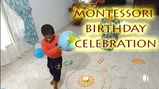 How to do Montessori Birthday celebration | Birthday Walk | Best way to celebrate a child's birthday