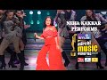 Neha Kakkar performs O SAKI SAKI, DHEEME DHEEME, GARMI, AANKH MAAREY at Smule Mirchi Music Awards