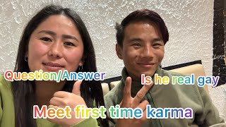 Meet first time karma||Tibetan Vlogger ||Ngawang bhawa#ngawangbhawa #tibetanvlogger