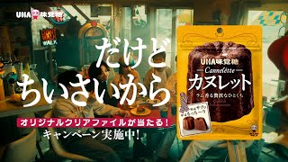 UHA 味覚糖 カヌレット Cannelétte CM 「だけどちいさいから」篇 15秒