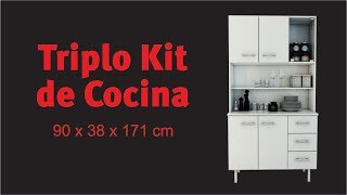 INSTRUCTIVO DE ARMADO - TRIPLO KIT COCINA - MOSCONI