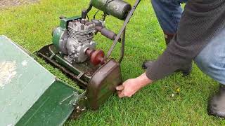 Classic 1960 Atco Lawnmower demonstration