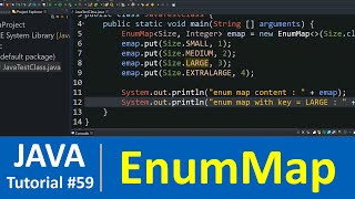 Java Tutorial #59 - Java Enum Map Class with Examples (Map Data Structure)