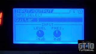 Boss GT10 Tutorial Chapter 1 - Input Output