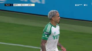 GOAL | Dani Pereira Doubles Austin FC's Lead over CF Monterrey