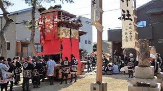 2023年 半田市上半田ちんとろ祭り 例大祭 南組福神車②（阿久比囃子）