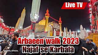 🔴💐arbaeen walk 2023 najaf se Karbala live - MD AHFAJ OFFICIAL #imamhussain #imamali