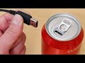 I Made a Coke Can USB Portable Power Bank - Phone Charger!