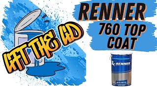 Lifting the Lid on Renner Water Base Top Coat 760