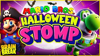 Mario Halloween Stomp 🎃 Halloween Brain Break 🎃 Just Dance for Kids 🎃 Danny GoNoodle