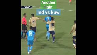 another fight in India vs Kuwait #sunilchhetri #football #indianfootball