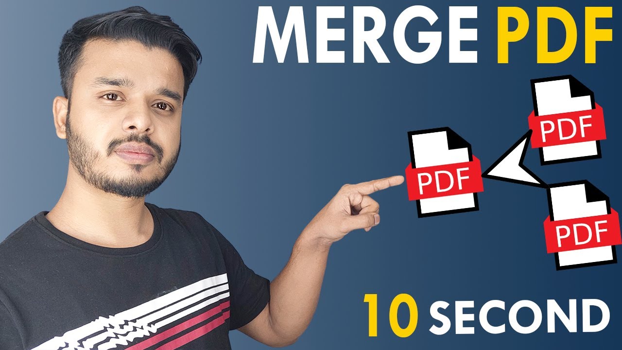 How To Merge PDF Files Into One In 10 Seconds (FREE!!!) - Merge PDF ...