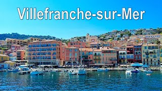 Walking in Villefranche sur Mer, France -  Seaside town with gorgeous colorful houses - 4K Walks