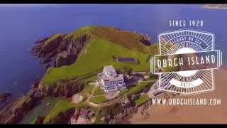 Drone Film of Burgh Island Hotel at Bigbury on sea in Devon