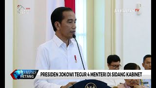 Makna Teguran Presiden Jokowi pada 4 Menteri di Sidang Kabinet