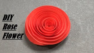 How to Make Small Rose Flower with Paper | Easy Paper Roses Flowers Step by Step | DIY Rose Flower