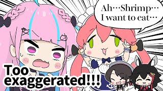 Aqu-tan is angry because Hololive members are mimicking her.[Animated Hololive/Eng sub]