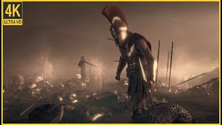 Assassin's Creed Odyssey - Death of Leonidas and his 300 Spartans Cutscene (4K 60fps)