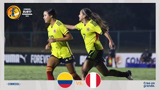 COLOMBIA vs. PERÚ [2-0] | RESUMEN | CONMEBOL SUB17 FEM | FASE DE GRUPOS