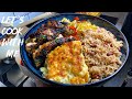 Let’s Cook With Me | Oven Jerk Chicken with gravy, Mac and cheese, steamed veg and rice & peas