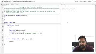 Object Oriented Concepts: Creating Our Own Exception Subclass (Module 3)