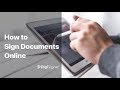 How to Sign Documents Online with Electronic Signature | DigiSigner eSignature