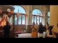 hg. jananivas prabhu attending guru puja at iskcon kolkata