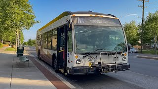 MTA Maryland 2021 NovaBus LFS 40102 #21064 Hauling Ass on CityLINK Navy