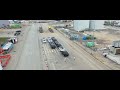 tesla gigafactory 4 berlin stamping extensions begins january 21 2023 dji drone 4k video