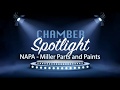 Coats Area Chamber of Commerce video SPOTLIGHT Series - NAPA - Miller Parts and Paint