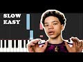 Lil Mosey - Noticed (SLOW EASY PIANO TUTORIAL)