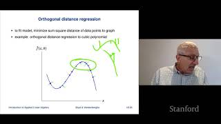 Stanford ENGR108: Introduction to Applied Linear Algebra | 2020 | Lecture 52-VMLS nonlin mdl fitting
