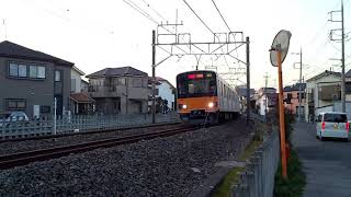 東武50067F10両編成急行中央林間行き春日部～一ノ割駅間通過