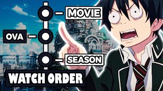 How To Watch Blue Exorcist in The Right Order! [UPDATE]