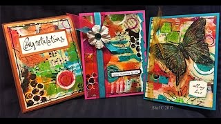 Intuitive Painting - Mixed Media  Cards