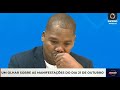 🔥edson massingue diz que sofreu ameaÇa de morte e chora ao vivo